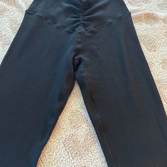 OFFLINE By Aerie Real Me Waffle High Waisted Ruched Flare Legging - Picture 4 of 5